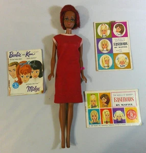 VINTAGE Mattel Nurse Julia Barbie 1966 Twist N Turn African American Doll - Picture 1 of 7