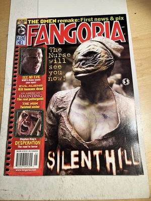 Fangoria #253 May 2006 Silent Hill Nurse Cvr WWE's Kane Stephen King Desperation - Image 1 of 2