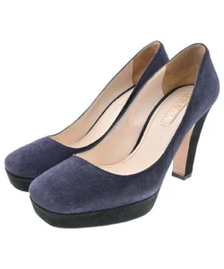 Zapatos de salón PRADA para mujer talla 37 gamuza azul marino - Imagen 1 de 7