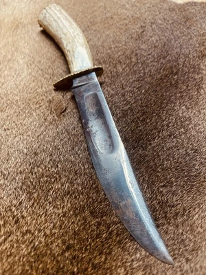 Cuchillo de caza de ciervo vintage años 50’s-60’s Carl Schlieper ojo alemán Foto 1 de 4
