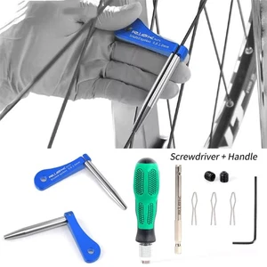 Cacciavite installazione tappo raggi bici maniglia ruota supporto cerchio strumento di collegamento - Foto 1 di 23