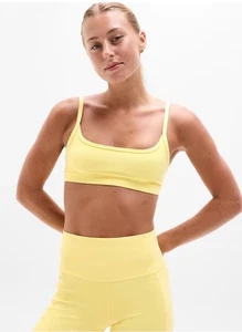 Athleta Square Neck BH - Small D/DD - Citron - Neu mit Etikett - - Bild 1 von 3
