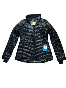 Columbia Women's Small Joy Peak Jacket Black Omni Heat Infinity Gold Zip Pockets - Picture 1 of 11