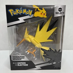 Pokemon Select Series 2 Zapdos 6" Articulated Figure with Display Stand 2022 Neu - Bild 1 von 10