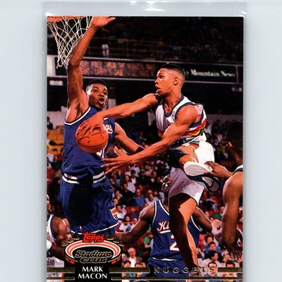 1992-93 Stadium Club Mark Macon #16 Denver Nuggets - Image 1 of 2