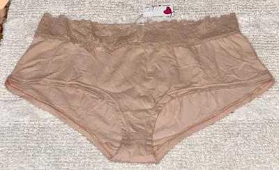 Pantalón Corto COSABELLA Amore Adore Encaje Conjunto Desnudo Boyshort Panty NUEVO Para Mujer Plus 2X Foto 1 de 4