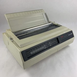 OKI Pacemark 3410 9-PIN Dot Matrix Printer GE8285A Tested No Ribbon Pushed Cover - Picture 1 of 15