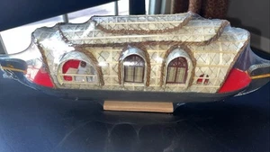 Home Decor House Boat From Kerala, India Souvenir New In Packaging Handmade - Picture 1 of 5