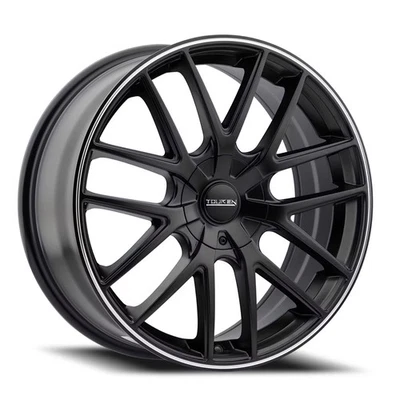 Touren Wheels 3260 TR60 17x7.5 +42 Matte Black Machined 5x112 5x120 (QTY 4) — 第 1/4 张图片