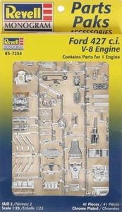 Revell Monogram 85-7254 - Ford 427 c.i. V-8 Engine Parts Packs Accessoires 1:25 - Imagen 1 de 1