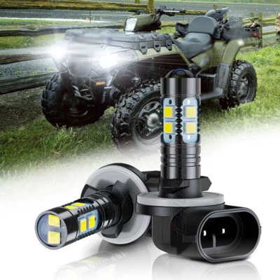 2PCS LED Headlight Bulbs For Polaris Sportsman 500 4x4 HO 2006-2013 Super Bright - Image 1 of 4