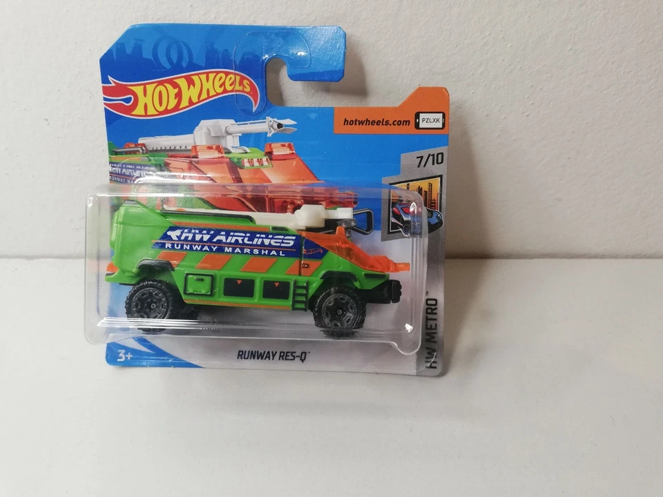 HOT WHEELS RUNWAY RES-Q 7/10 HW METRO 1/64 DIE CAST MODEL TRACK STARS MATTEL - Immagine 1 di 1