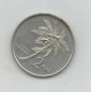 Philippines 1994 - 2 Piso Copper-Nickel Coin Jose Rizal - Palm tree - Picture 1 of 2