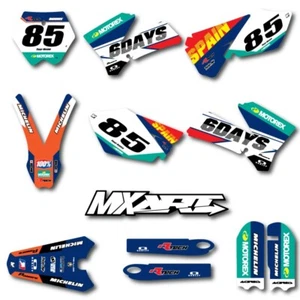 Full Custom Graphic Kit 6DS STYLE decals stickers to fit KTM 85 SX 2006 - 2012 - Picture 1 of 5