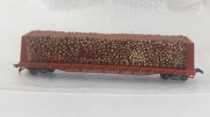 HO scale - Revell Pulpwood Flat Car, Atlantic Coast Line, #4150. 1/3. - Picture 1 of 6