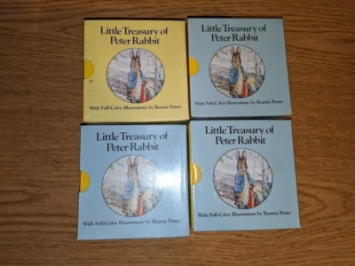 Little Treasury of Peter Rabbit  The Board Books x 6 Mini Box Set - Sealed Foto 1 de 3