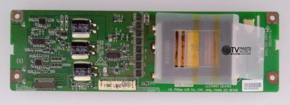 Плата инвертора с подсветкой LG 37LC2D-UE 6632L-0198C YPNL-T010D, LC370WX1 - Изображение 1 из 1