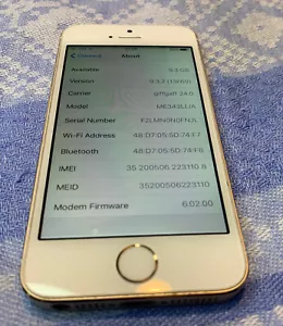 Apple A1533 ME343LL/A iPhone 5s 16GB Smartphone - Gold - Read description - Picture 1 of 11