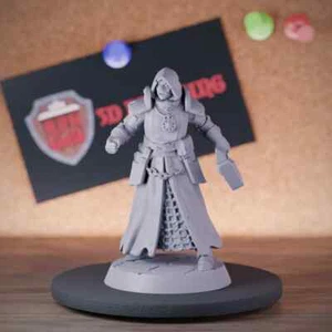 Clérigo Crepúsculo Humano Miniatura Paladín Sacerdote Mazmorras y Dragones Mini DnD 5e - Imagen 1 de 8