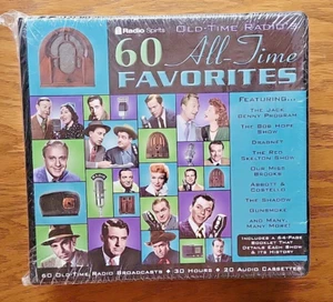 2001 Old Time Radio's 60 All Time Favorites on Cassette  Factory Sealed - Picture 1 of 11