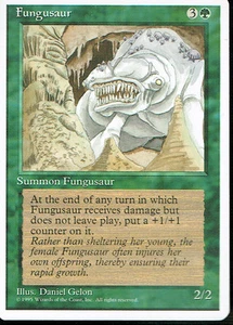 MAGIC THE GATHERING 4TH EDITION GREEN FUNGUSAUR - Picture 1 of 1