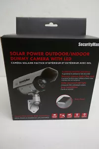 Security Man Dummy Camera LED - Solar Powered Indoor/Outdoor - Picture 1 of 4