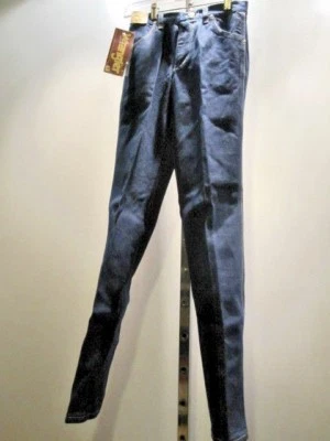Pantalones de mezclilla azules pierna recta WRANGLER LONGHORN vintage años 70 niña 25 Foto 1 de 4