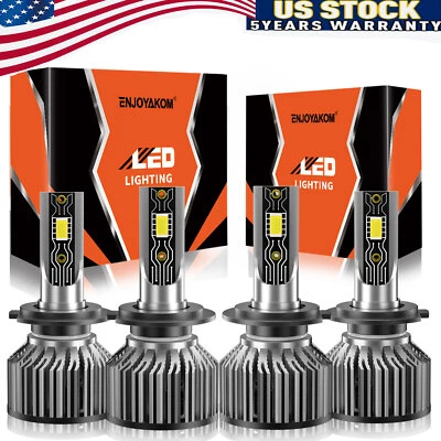 Faros LED haz alto bajo H7 H7 para Mercedes-Benz CLK63 AMG 2007-2009 Foto 1 de 4