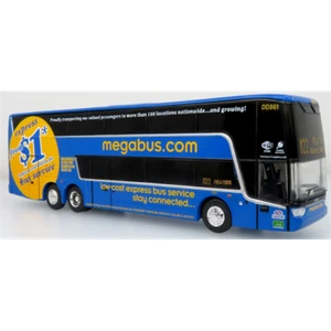 ICONIC REPLICAS 870468 Van Hool TDX Coach Megabus 1/87 - Picture 1 of 1