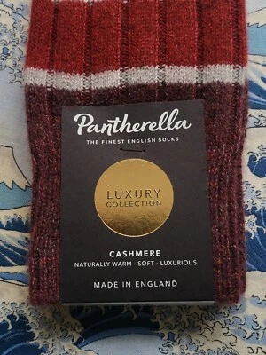 Pantherella Men's English Stalbridge Cashmere Calf Socks Port Marl UK 6-7 RRP£55 - Image 1 of 4