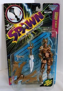 Figuras de acción ultra de Todd McFarlane's Spawn Tiffany The Amazon 6 pulgadas. Figura NOC - Imagen 1 de 4