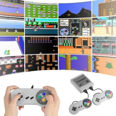 Retro Spielekonsole classic mit 620 eingebauten spielen 2 Fernbedienungen DE - Bild 1 von 4