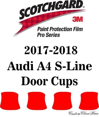 Película de protección de pintura 3M Scotchgard serie Pro transparente 2017 2018 Audi A4 S-Line Foto 1 de 3