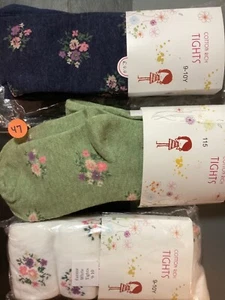 3 Sets ❤️ GIRLS DESIGNER TIGHTS - Children XL - 9T / 10T - Age 9 to 10 NEW, Tags - Picture 1 of 13
