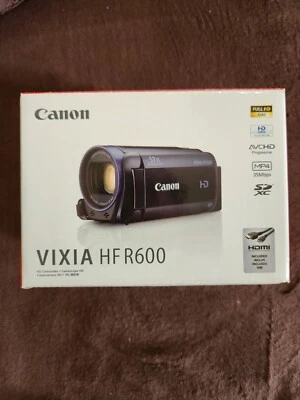 Canon VIXIA HF R600 HD Camcorder - BLACK - 013803254792 - 0280C001 - Image 1 of 3
