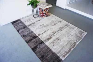 Hand loom handmade rug 100% viscose natural rug for Home Decor - Picture 1 of 5