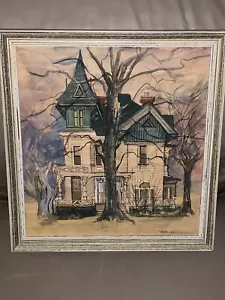 Artist Julia Stillpass Gouache watercolor Early painting “54” - Picture 1 of 7