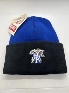 Vintage 90s University of Kentucky UK Wildcats College Winter Beanie Cap Hat - Picture 1 of 4