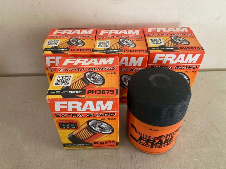 FOUR(4) Fram PH3675 OIl Filter LOT fits Champ PH59 AC PF59 Wix 51522 Napa 1522 - Image 1 of 1