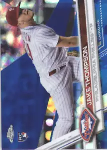 JAKE THOMPSON 2017 TOPPS CHROME SAPPHIRE EDITION #344 ONLY 250 MADE - Bild 1 von 2