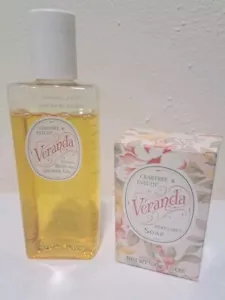 Crabtree & Evelyn VERANDA Bath & Shower Gel 6.8 Oz + Perfumed Soap 3.5 Oz-DISC - Picture 1 of 1
