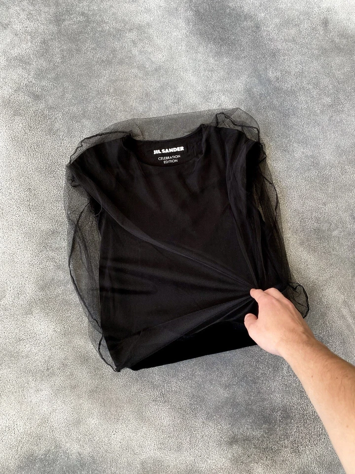 Jil Sander CELEBRATION EDITION Mesh Tank  Blouse Women Size M - Image 1 of 4