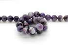 Amethyst, Natural Amethyst Purple Smooth Round Ball Sphere Gemstone Beads PGP18