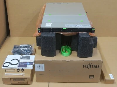 Fujitsu Primergy RX2530 M5 2x 28C Gold 6258R 256GB RAM 4x SFF Bay 1U Rack Server - Image 1 of 4