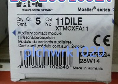 1 PCS NEW EATON auxiliary contact 11DILE - Image 1 of 3