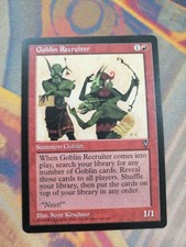 Goblin Recruiter - Visions - MTG - Hoovers' Cards
