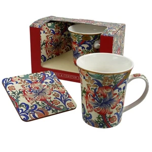 Juego de tazas y posavasos de la colección Leonardo Golden Lily de William Morris - Imagen 1 de 5