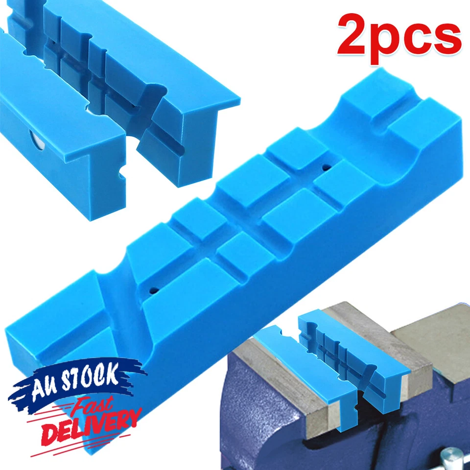 Reversible Pads Universal 4.5"/6" Vise Soft  Jaws/Vice Jaw Magnetic 2PCS/SET - image 1 of 4