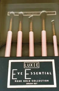 Luxie Essential Eye Rose Gold Collection 5pc Brush Set - Picture 1 of 4