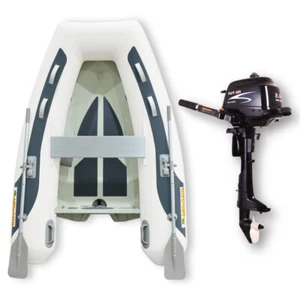 2.3m HYPALON ISLAND INFLATABLE RIB BOAT + 2.6HP PARSUN OUTBOARD ✱ PACKAGE DEAL ✱ - Picture 1 of 10